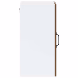 vidaXL Kitchen Wall Cabinet with Glass DoorÂ Porto Brown Oak kitchen wall unit - Additional view 7