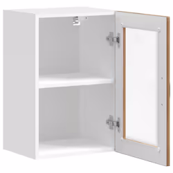 vidaXL Kitchen Wall Cabinet with Glass DoorÂ Porto Old Wood kitchen wall unit - Additional view 6