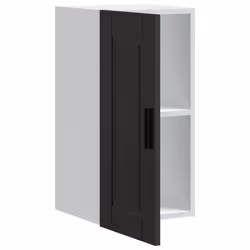 vidaXL Kitchen Wall CabinetÂ Porto Black Engineered Wood kitchen wall unit - Additional view 4