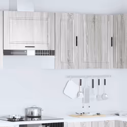 vidaXL Kitchen Wall CabinetÂ Porto Grey Sonoma Engineered Wood - Additional view 2