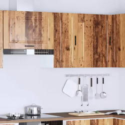 vidaXL Oven CabinetÂ Kitchen Cabinet Oven Unit Oven Base Unit Engineered Wood - old wood, 1 pcs - Additional view 2