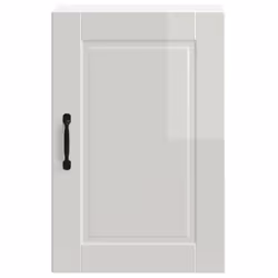 vidaXL Kitchen Wall CabinetÂ Porto High Gloss White Engineered Wood - Additional view 4