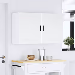 vidaXL Oven CabinetÂ Kitchen Cabinet Oven Unit Oven Base Unit Engineered Wood - white
