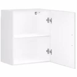 vidaXL Kitchen Wall CabinetÂ Porto High Gloss White Engineered Wood - Additional view 5