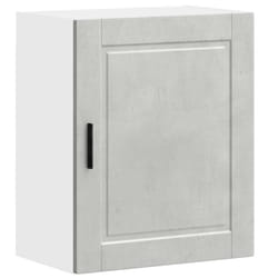 vidaXL Kitchen Wall CabinetÂ Porto Concrete Grey Engineered Wood