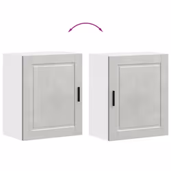 vidaXL Kitchen Wall CabinetÂ Porto Concrete Grey Engineered Wood - Additional view 8