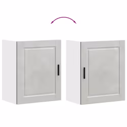 vidaXL Oven CabinetÂ Kitchen Cabinet Oven Unit Oven Base Unit Engineered Wood - concrete grey - Additional view 9