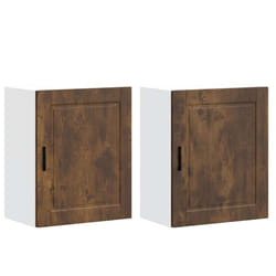 vidaXL Oven CabinetÂ Kitchen Cabinet Oven Unit Oven Base Unit Engineered Wood - smoked oak