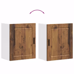 vidaXL Oven CabinetÂ Kitchen Cabinet Oven Unit Oven Base Unit Engineered Wood - old wood - Additional view 9