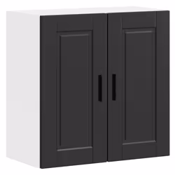 vidaXL Kitchen Wall Cabinet Porto Black Engineered Wood kitchen wall unit