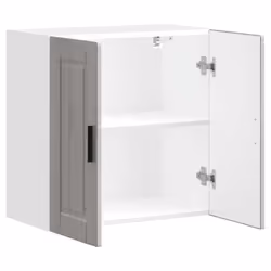 vidaXL Kitchen Wall Cabinet Porto Grey Sonoma Engineered Wood - Additional view 4