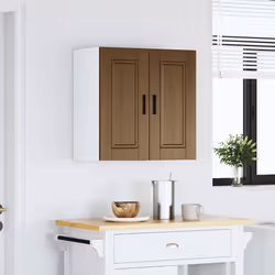 vidaXL Kitchen Wall Cabinet Porto Brown Oak Engineered Wood kitchen wall unit