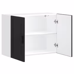 vidaXL Kitchen Wall Cabinet Porto Black Engineered Wood kitchen wall unit - Additional view 4