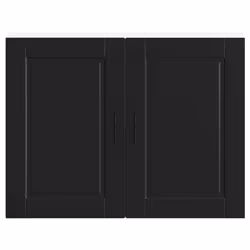 vidaXL Kitchen Wall Cabinet Porto Black Engineered Wood kitchen wall unit - Additional view 5