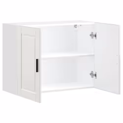 vidaXL Kitchen Wall Cabinet Porto High Gloss White Engineered Wood - Additional view 4