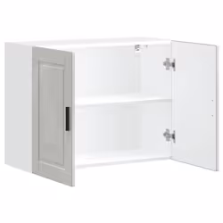 vidaXL Kitchen Wall Cabinet Porto Concrete Grey Engineered Wood - Additional view 4