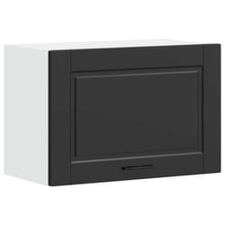vidaXL Kitchen Wall Cabinet Porto Black Engineered Wood kitchen wall unit