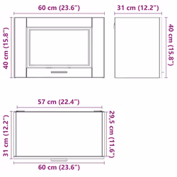 VidaXL 854085 kitchen/dining storage cabinet - Additional view 10