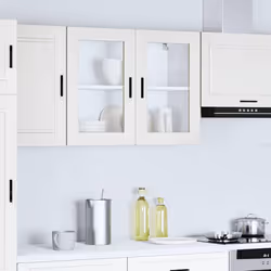 vidaXL Oven CabinetÂ Kitchen Cabinet Oven Unit Oven Base Unit Engineered Wood - wall glass cabinet 80 cm - Additional view 2