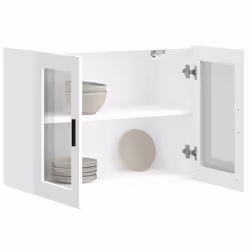 vidaXL Oven CabinetÂ Kitchen Cabinet Oven Unit Oven Base Unit Engineered Wood - wall glass cabinet 80 cm - Additional view 4