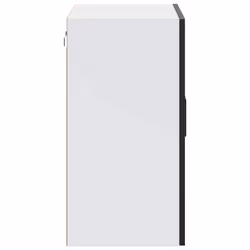 vidaXL Kitchen Wall Cabinet with Glass Door Porto Black kitchen wall unit - Additional view 7