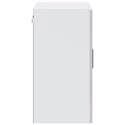 vidaXL Kitchen Wall Cabinet with Glass Door Porto Concrete Grey - Additional view 7