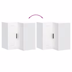 vidaXL Oven CabinetÂ Kitchen Cabinet Oven Unit Oven Base Unit Engineered Wood - wall corner cabinet 57 cm - Additional view 7