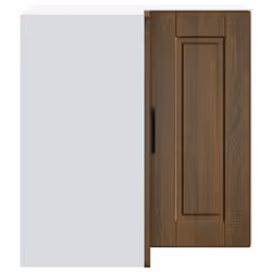 vidaXL Kitchen Wall Corner Cabinet "Porto" Brown Oak Engineered Wood - Additional view 5