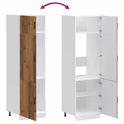 vidaXL Kitchen Cupboard "Porto" Old Wood Engineered Wood kitchen cabinet unit - Additional view 6