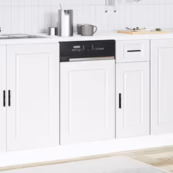 vidaXL Oven CabinetÂ Kitchen Cabinet Oven Unit Oven Base Unit Engineered Wood - Dishwasher panel 45 cm
