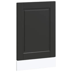 vidaXL Dishwasher Panel Porto Black 45x1,5x67 cm Engineered Wood