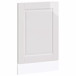 vidaXL Dishwasher Panel Porto High Gloss White 45x1,5x67 cm Engineered Wood