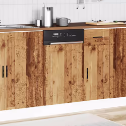vidaXL Dishwasher Panel Porto Old Wood 45x1,5x67 cm Engineered Wood