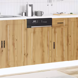 vidaXL Oven CabinetÂ Kitchen Cabinet Oven Unit Oven Base Unit Engineered Wood - artisan oak, 1 pcs