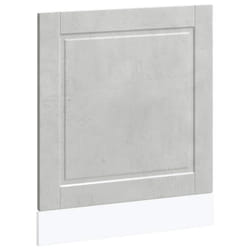 vidaXL Dishwasher Panel Porto Concrete Grey 60x1.5x67 cm Engineered Wood