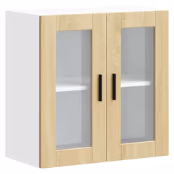 vidaXL Kitchen Wall Cabinet with Glass Door Porto Sonoma Oak kitchen wall unit