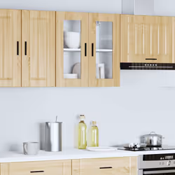 vidaXL Kitchen Wall Cabinet with Glass Door Porto Sonoma Oak kitchen wall unit