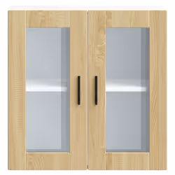 vidaXL Kitchen Wall Cabinet with Glass Door Porto Sonoma Oak kitchen wall unit - Additional view 6