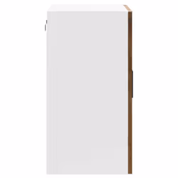 vidaXL Kitchen Wall Cabinet with Glass Door Porto Smoked Oak kitchen wall unit - Additional view 7