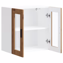 vidaXL Kitchen Wall Cabinet with Glass Door Porto Old Wood kitchen wall unit - Additional view 5