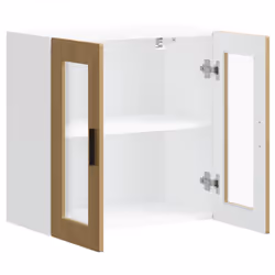 vidaXL Kitchen Wall Cabinet with Glass Door Porto Artisan Oak - Additional view 5