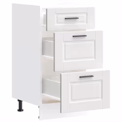 40 cm) vidaXL Oven CabinetÂ Kitchen Cabinet Oven Unit Oven Base Unit Engineered Wood - kitchen base cabinet (3 drawers - Additional view 4