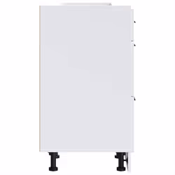 40 cm) vidaXL Oven CabinetÂ Kitchen Cabinet Oven Unit Oven Base Unit Engineered Wood - kitchen base cabinet (3 drawers - Additional view 5