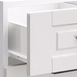 vidaXL Kitchen Base Cabinet Porto High Gloss White Engineered Wood - Additional view 8