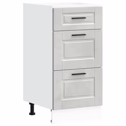 vidaXL Kitchen Base Cabinet Porto Concrete Grey Engineered Wood