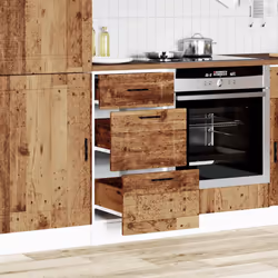 vidaXL Kitchen Base Cabinet Porto Old Wood Engineered Wood sink base cabinet