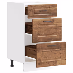 vidaXL Kitchen Base Cabinet Porto Old Wood Engineered Wood sink base cabinet - Additional view 4
