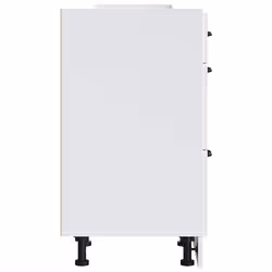 vidaXL Oven Cabinets Kitchen Cabinet Oven Unit 2 pcs Kalmar Engineered Wood - white, 1 pcs - Additional view 5