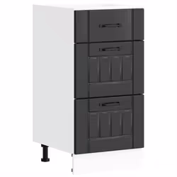 vidaXL Kitchen Base Cabinet Lucca Black Engineered Wood sink base cabinet