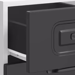 vidaXL Kitchen Base Cabinet Kalmar Black Engineered Wood sink base cabinet - Additional view 8